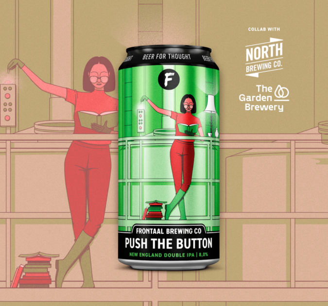 Push the button - nieuw bier - Frontaal Brewing Company
